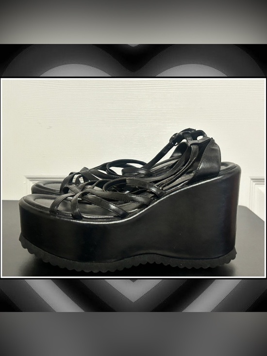 Vintage 90s y2k Chunky Platform Wedge